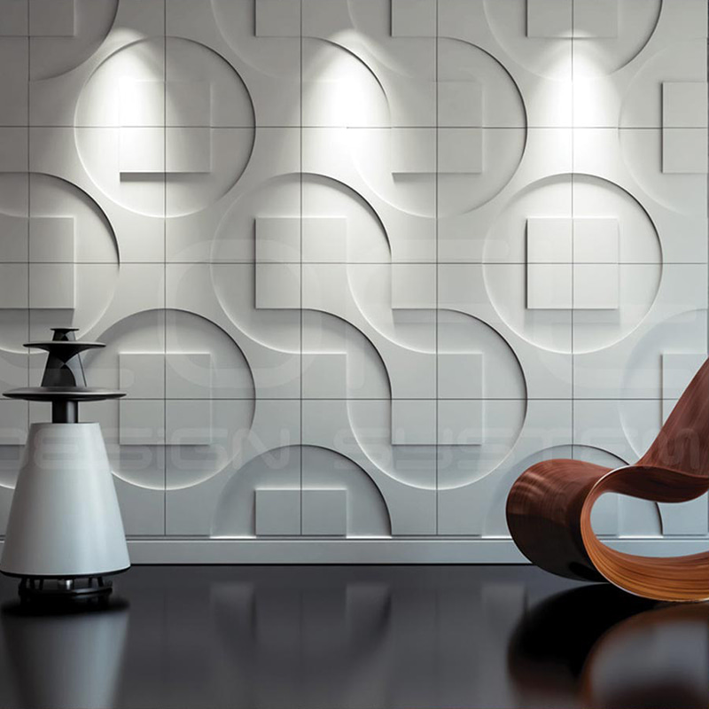 پانل های دیواری سه بعدی Pared کاغذ دیواری روکش دیوار برای دکوراسیون منزل پنل داخلی د پی وی سی ویلای هندسی مدرن