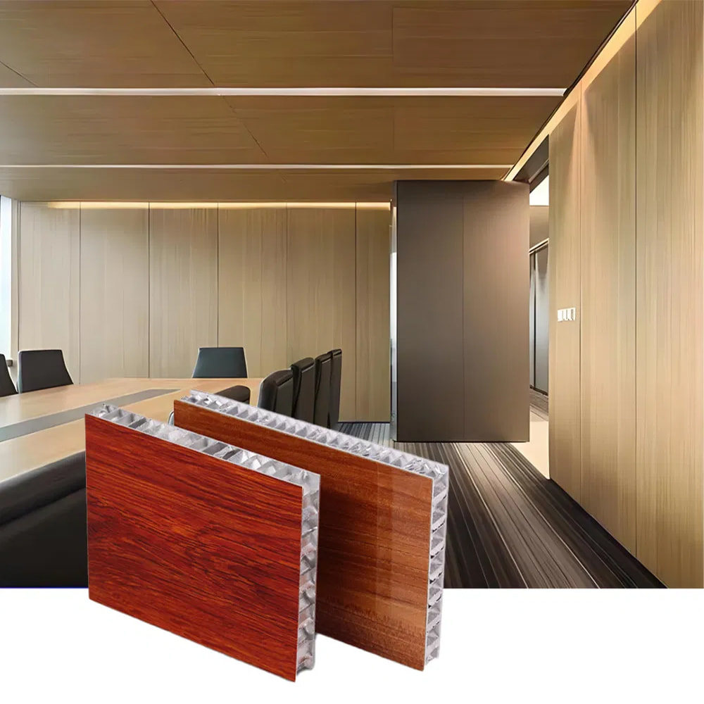 پانل های لانه زنبوری آلومینیومی 18 میلی متری برای کابینت و درب آشپزخانه کارخانه پانل های آلومینیومی لانه زنبوری