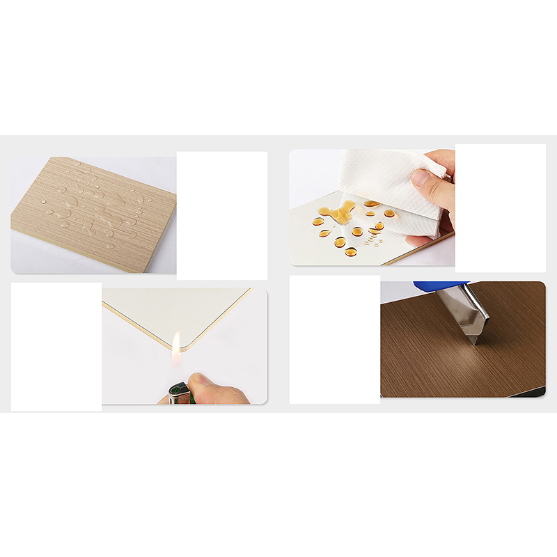 ورق کریستال کربن پی وی سی سبک با چگالی بالا ضد خش با ضخامت 5 میلی متر تا 8 میلی متر برای دکوراسیون حمام هتل های تجاری پانل دیواری بادوام نسوز درجه B1