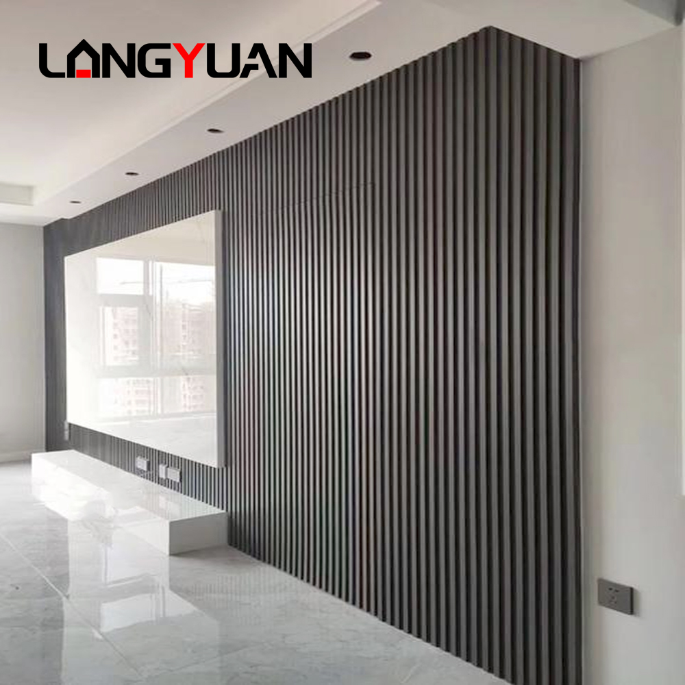 پانل دیواری WPC داخلی تخته دیواری کامپوزیت چوبی پلاستیکی روکش ضدآب ضد صدا و نسوز برای کاربرد سالن بدنسازی دکوراسیون داخلی منزل