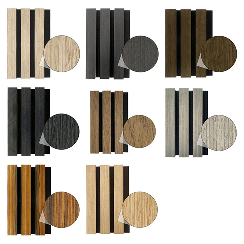 پانل‌های دیواری آکوستیک داخلی مدرن WPC طراحی در هم تنیده تزئینی عایق صدا نسوز ضد حریق درجه بیرونی با جذب صدا