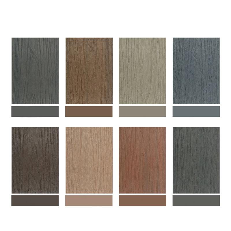 چوب پلاستیک کامپوزیت حصار Wpc پانل های حصار حیاط خانه باغ حیاط خانه بهتر از نرده پی وی سی وینیل ضد آب در فضای باز برد حریم خصوصی Hdpe