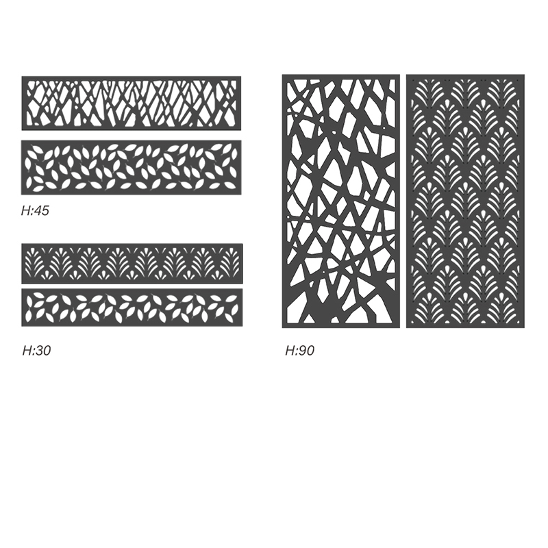چوب پلاستیک کامپوزیت حصار Wpc پانل های حصار حیاط خانه باغ حیاط خانه بهتر از نرده پی وی سی وینیل ضد آب در فضای باز برد حریم خصوصی Hdpe