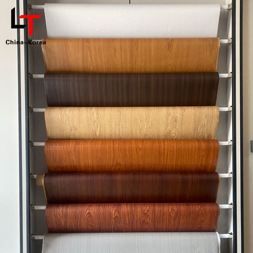 چاپ سه بعدی 5 بعدی لمینیت فیلم انتقال حرارت فیلم تزئینی مبلمان پی وی سی وکیوم پرس فویل برای پانل دیواری درب WPC UV Board