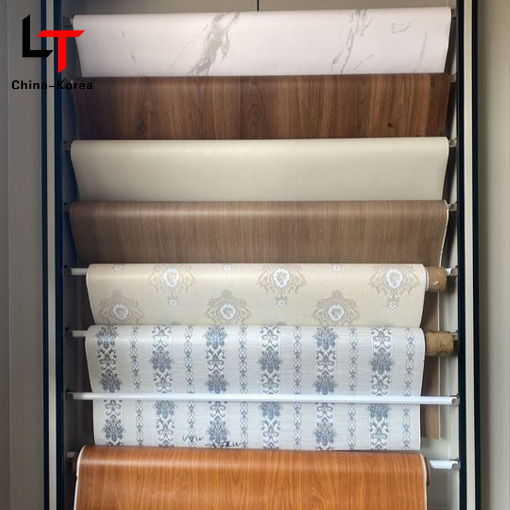 چاپ سه بعدی 5 بعدی لمینیت فیلم انتقال حرارت فیلم تزئینی مبلمان پی وی سی وکیوم پرس فویل برای پانل دیواری درب WPC UV Board