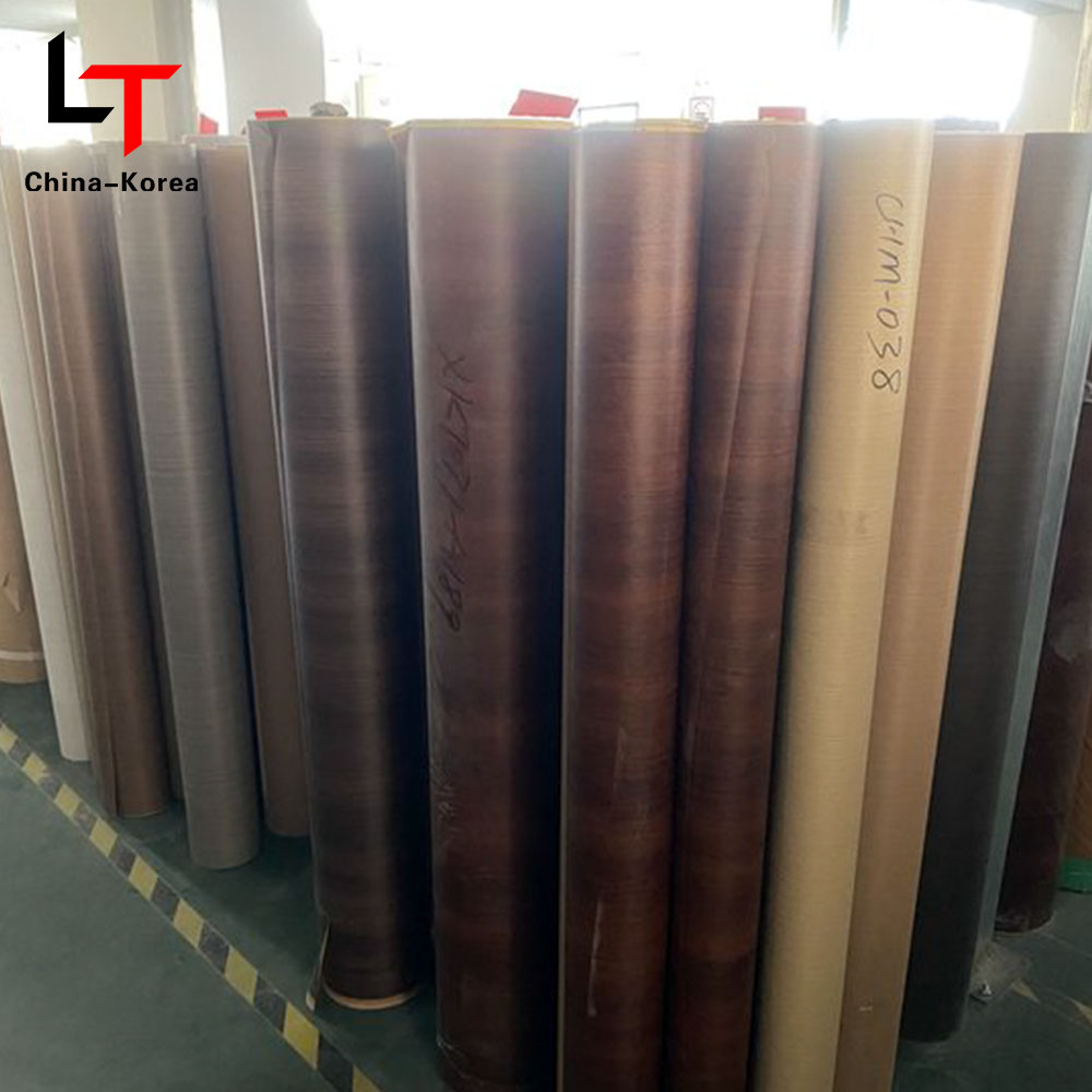 چاپ سه بعدی 5 بعدی لمینیت فیلم انتقال حرارت فیلم تزئینی مبلمان پی وی سی وکیوم پرس فویل برای پانل دیواری درب WPC UV Board