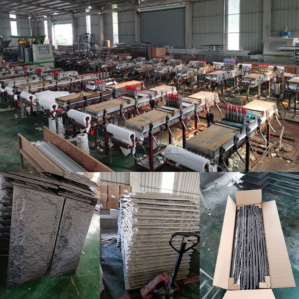 دکور ورق روکش تزئینی 60*30 سانتی متری سنگ مصنوعی پلی اورتان پلی اورتان پنل دیواری سنگ مصنوعی برای خانه