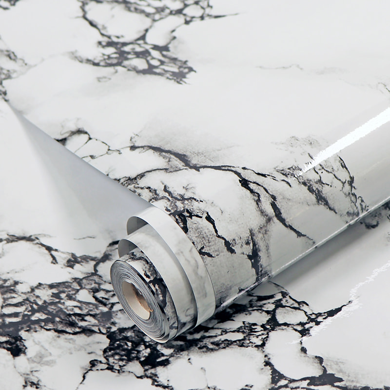 کاغذ دیواری عمده فروشی استیکرهای دیواری چسبنده، کاغذ دیواری دیواری پی وی سی برای اتاق غذاخوری اتاق خواب اتاق نشیمن کاغذ دیواری ضد برخورد