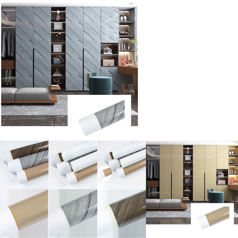 طلایی داغ مهر زنی سنگ مرمر فیلم انتقال حرارت فیلم پی وی سی دکور فیلم وکیوم پرس فویل برای درب پانل دیوار WPC UV Board