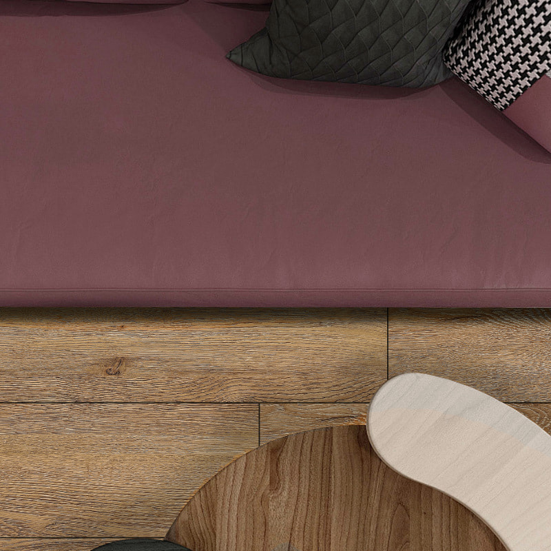 دوام کاشی پلاستیکی شناور دانه چوب ضد آب 4 میلی متر 5 میلی متر 6 میلی متر 7 میلی متر 8 میلی متر PVC کلیک کنید وینیل پلانک SPC کفپوش