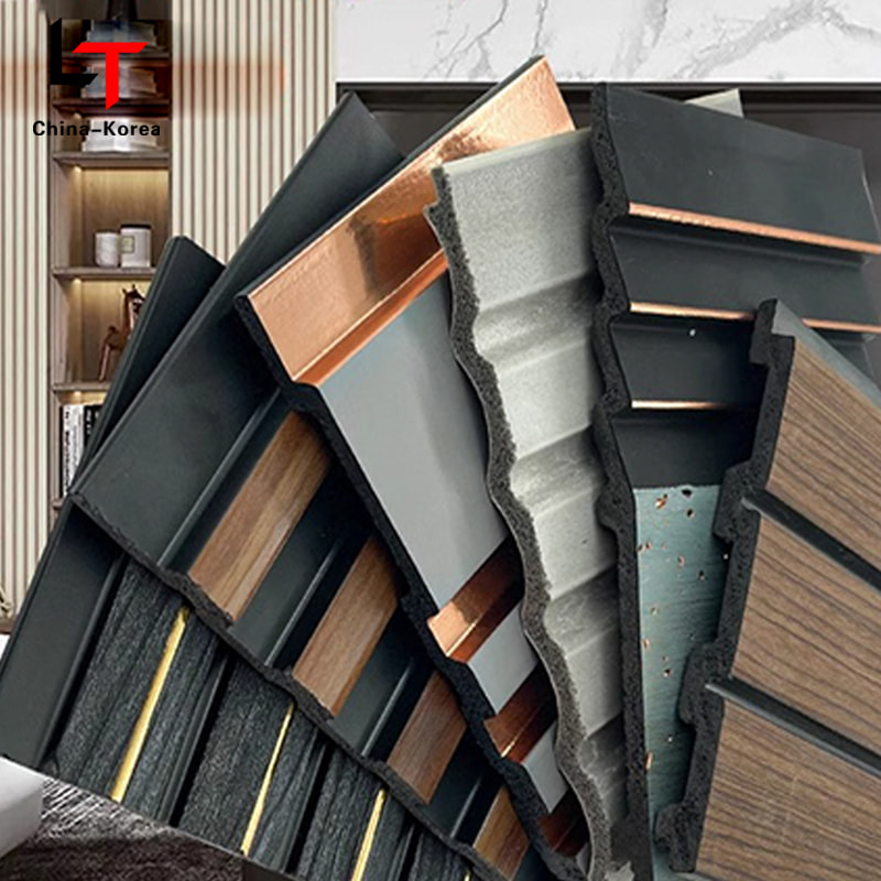 رنگ پانل دیواری ضد آب تزئینی Ps انواع جدید چرم قرنیز داخلی داخلی طراحی گرافیکی رنگ سفارشی مدرن
